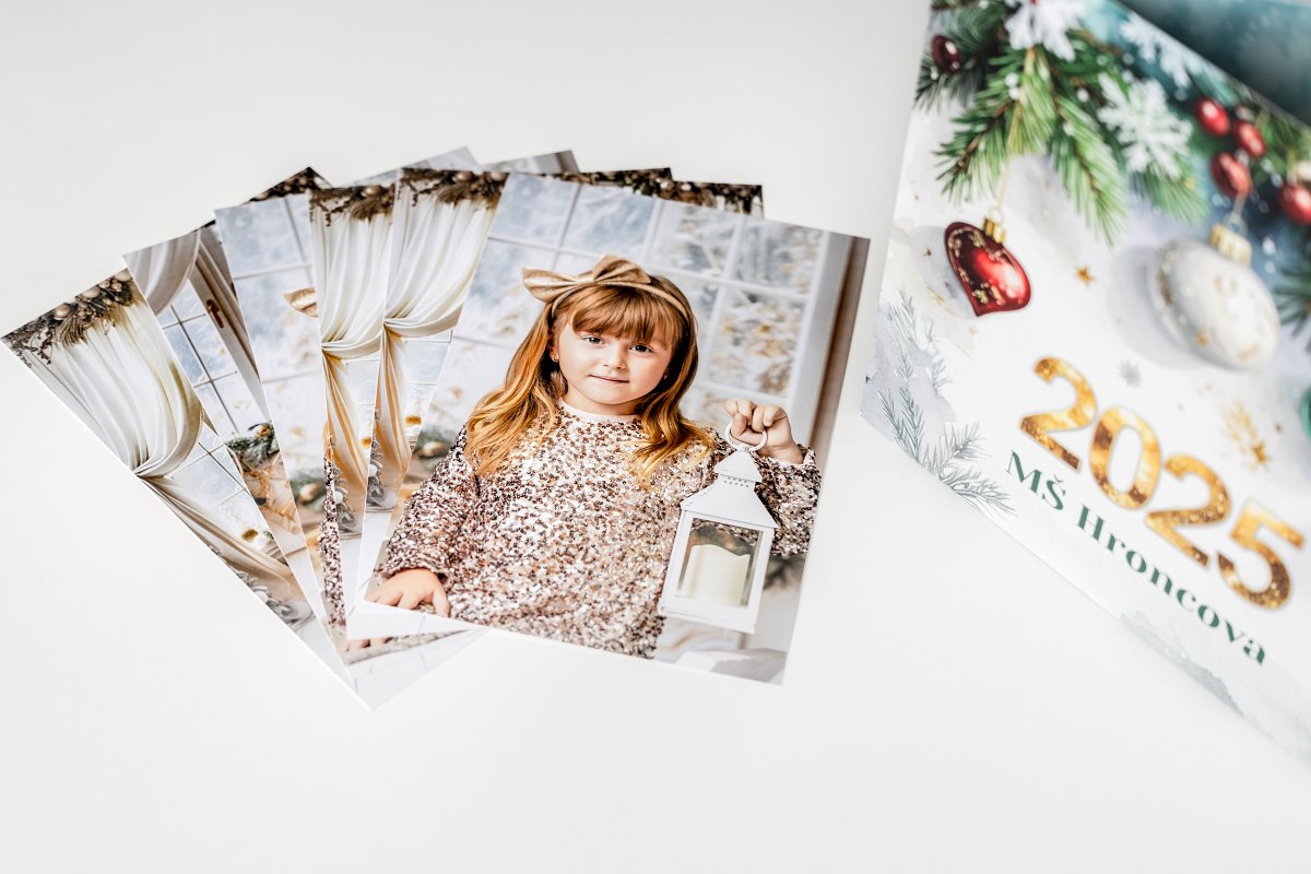 Tištěné fotografie - vánoční školková sada